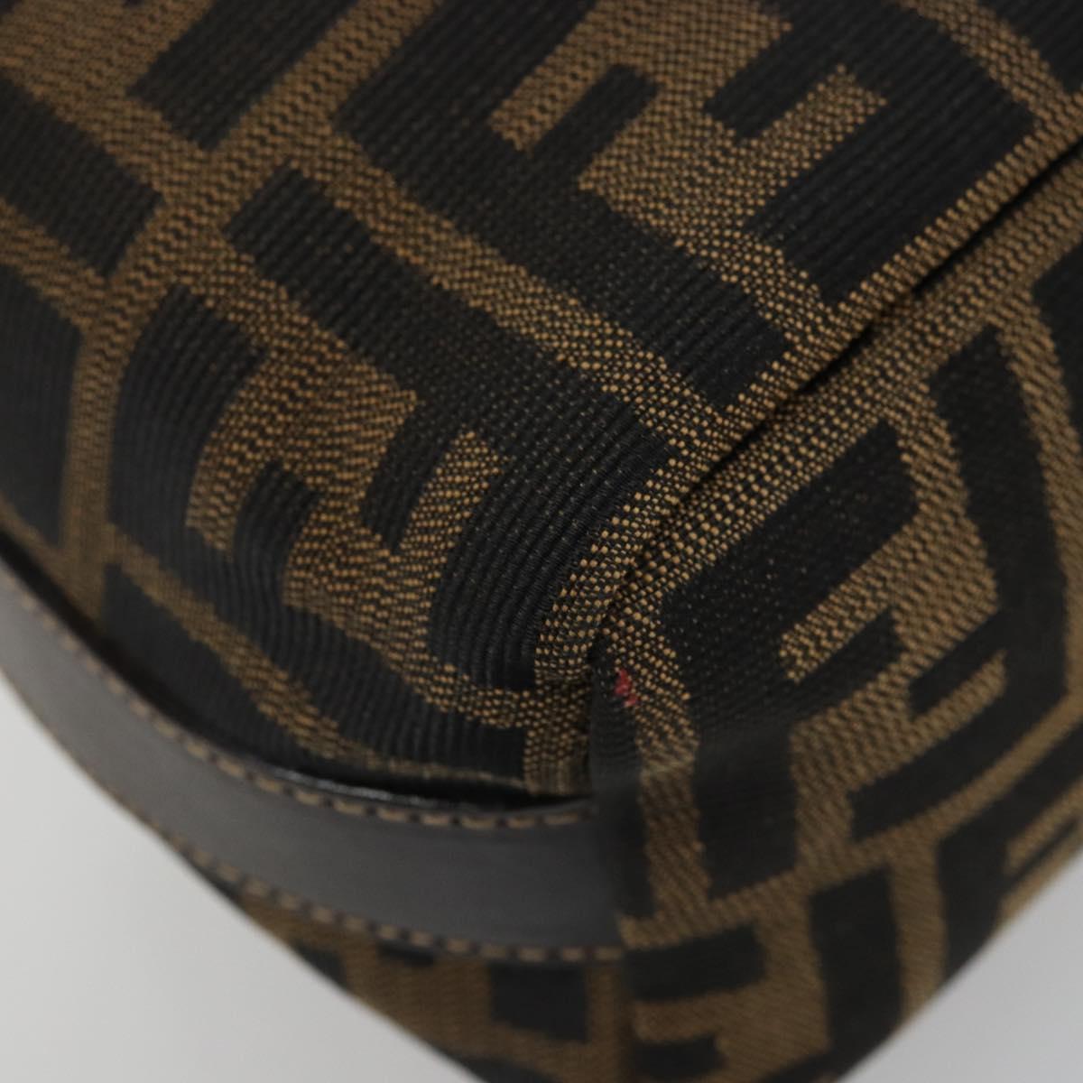 #31 Fendi Zucca Canvas Hand Bag Brown Black