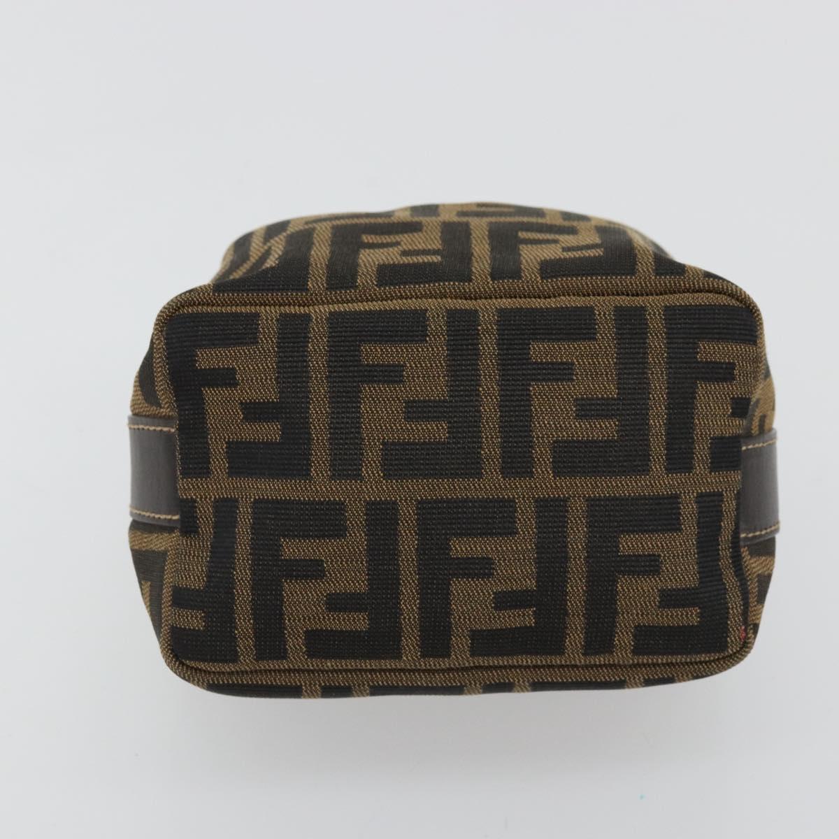 #31 Fendi Zucca Canvas Hand Bag Brown Black
