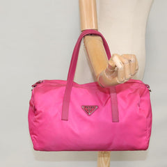 Prada Pink Nylon Tote Bag